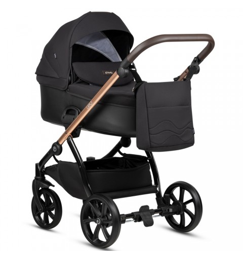 Tutis Leo+ - wózek wielofunkcyjny, zestaw 2w1 z opcją 3w1 i 4w1 | Black 201